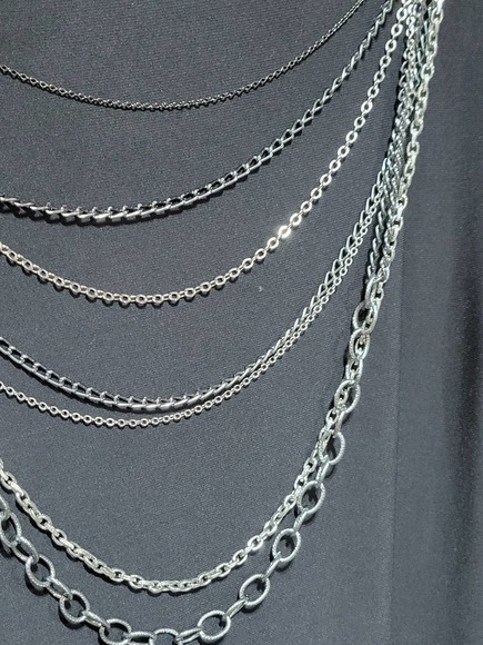 MSK Women's Statement Chain Black Shortsleeve Dress. Size 18W. - Picture 7 of 9